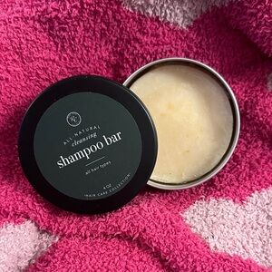 All-Natural Cleansing Shampoo Bar - Black and Cream